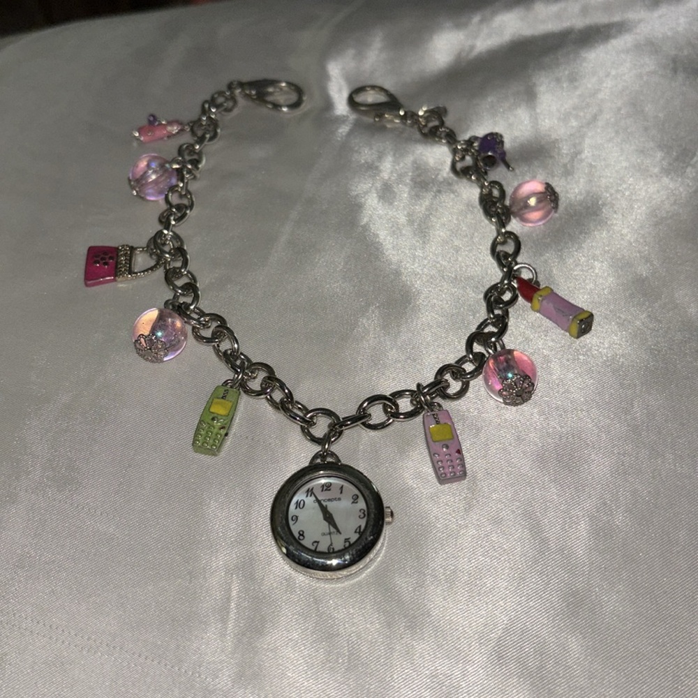 Charm bracelet/watch